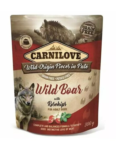 CARNILOVE Wild Boar With Rosehips 12x300g