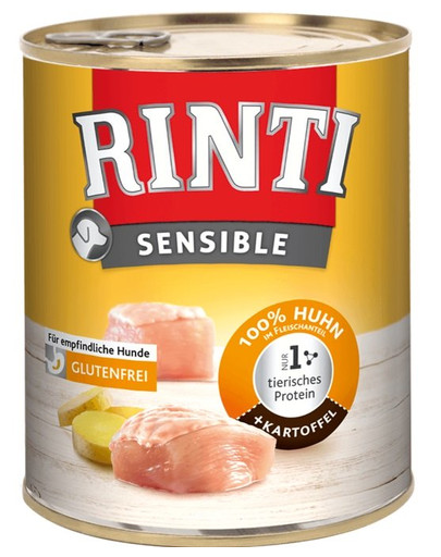 RINTI Sensible Kuracie so zemiakmi 6x800 g + taška ZADARMO