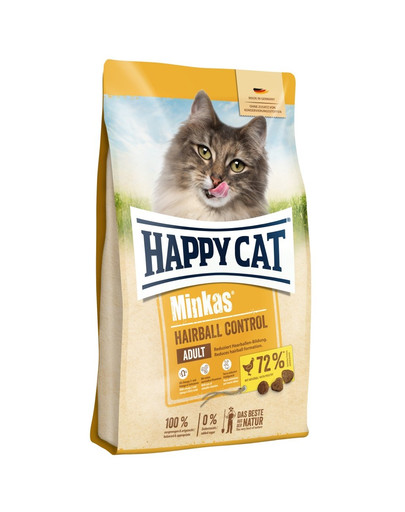 HAPPY CAT Minkas Hairball Control Hydina 1,5 kg