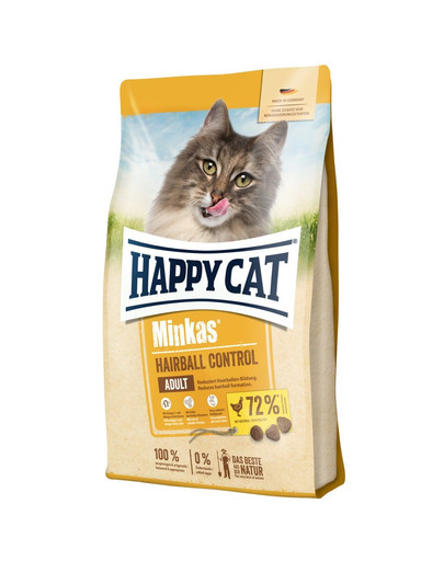HAPPY CAT Minkas Hairball Control Hydina 1,5 kg