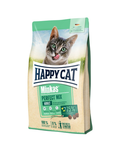 HAPPY CAT Minkas Perfect Mix hydina, jahňacie, ryby 1,5 kg