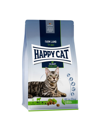 HAPPY CAT Culinary Granule pre mačky s jahňacím mäsom z voľného chovu 4 kg
