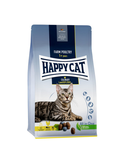 HAPPY CAT Culinary Adult Land Country Granule pre mačky s hydinovým mäsom 4 kg