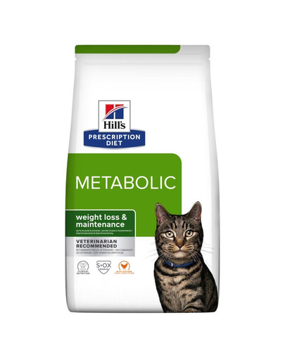 HILL'S Prescripition Diet Feline Metabolic pre mačky 8 kg