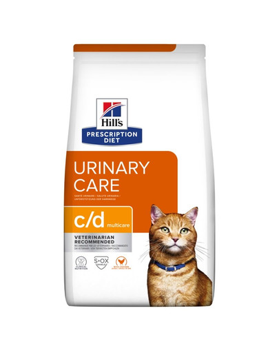 HILL'S Prescripition Diet Feline c/d Multicare pre mačky 8 kg