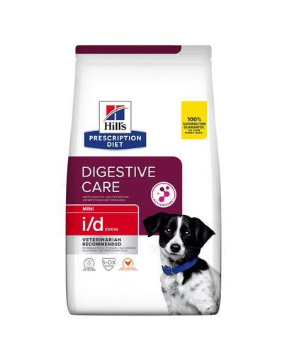 HILL'S Prescription Diet Canine i/d Stress Mini krmivo pre psov miniatúrnych plemien 6 kg