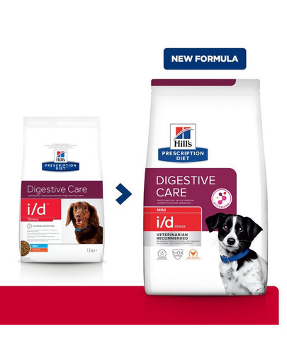 HILL'S Prescription Diet Canine i/d Stress Mini krmivo pre psov miniatúrnych plemien 6 kg