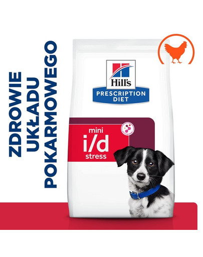 HILL'S Prescription Diet Canine i/d Stress Mini krmivo pre psov miniatúrnych plemien 6 kg