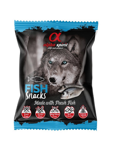 ALPHA SPIRIT Dog Fish Snacks 50g