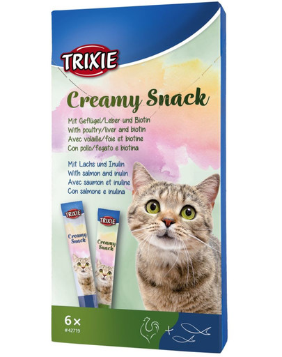 TRIXIE Krémová maškrta pre mačky 6 ks.