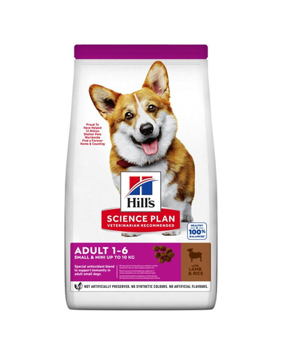 HILL'S Science Plan Canine Adult Small & Mini s ryžou a jahňacinou 6 kg
