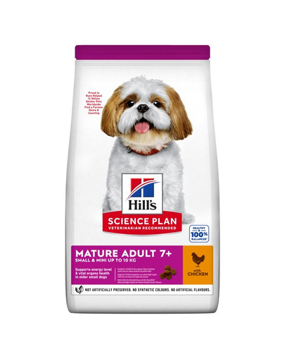 HILL'S Science Plan Canine Mature Adult 7+ Small & Mini s kuracím mäsom 6 kg