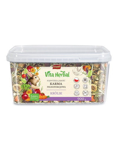 VITAPOL Vita Herbal Kompletné krmivo pre králiky 900g