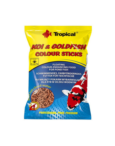 TROPICAL krmivo Koi and Goldfish colour 1000 ml/90 g
