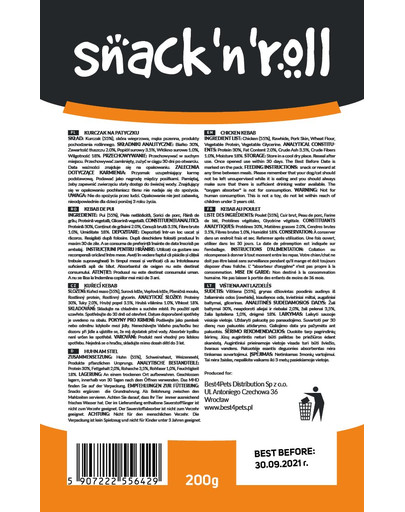 SNACK & ROLL Chicken Kebab 200g