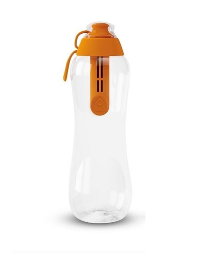 DAFI Filtračná fľaša 0,5 l + 1 ks filter, oranžová