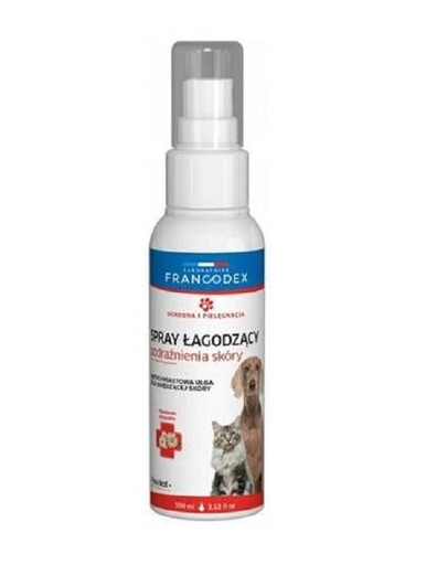 FRANCODEX Sprej na zmiernenie podráždenia kože psov/mačiek 100ml