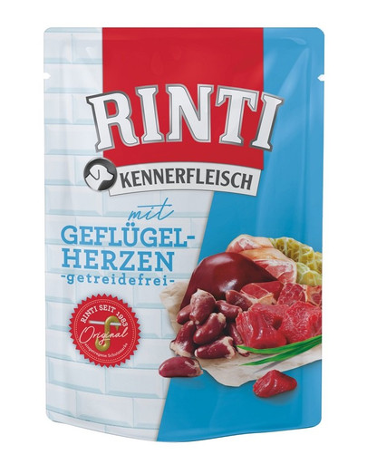 RINTI Kennerfleisch Poultry hearts 400 g