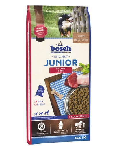 BOSCH Junior lamb & rice 15 kg