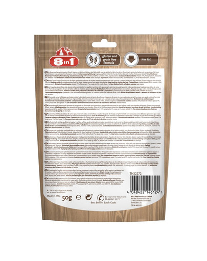 8IN1 Freeze Dried Chicken/Carrots 50g - lyofilizované kuracie mäso s mrkvou
