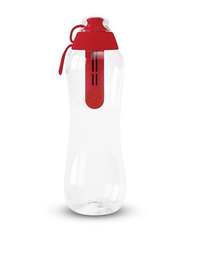 DAFI Filtračná fľaša 0,5 l + 1 ks filter, červená