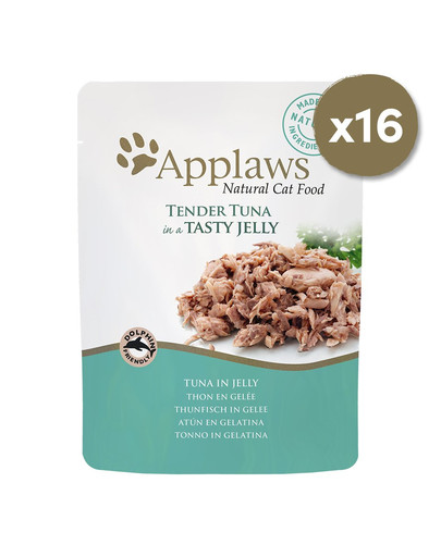 APPLAWS Cat Pouch 16 x 70 g tuniak v želé