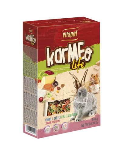 VITAPOL Pokrm ovocno-zeleninový pre škrečka a králika 340g