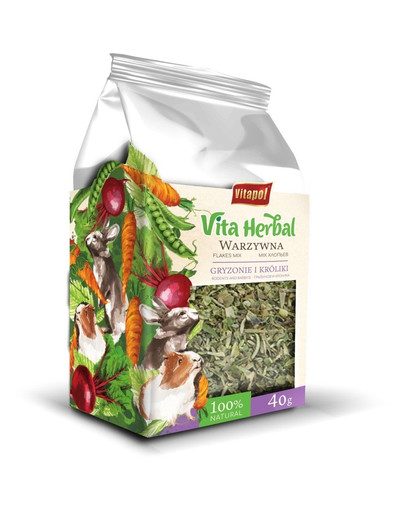 VITAPOL Zeleninová náplasť pre hlodavce 100g