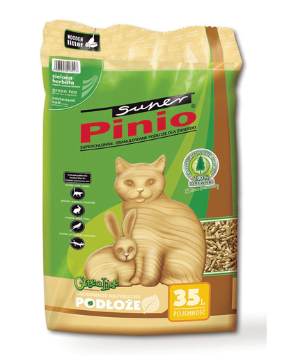 Benek Super Pinio granulát zelený čaj 35 l