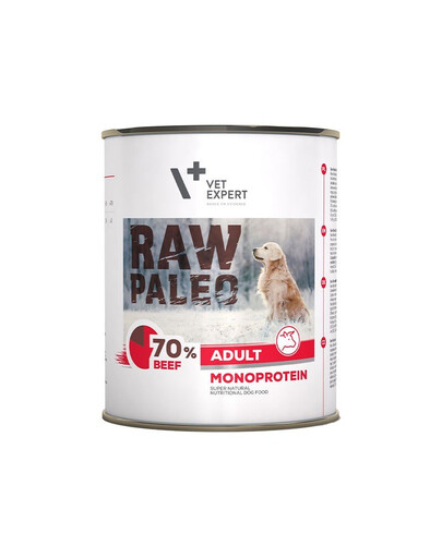 VETEXPERT RAW PALEO Adult beef 800 g