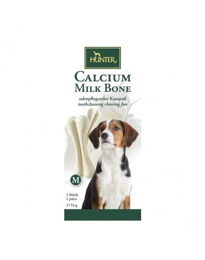 HUNTER Calcium Milk Bone Vápnik na kosti M 54g