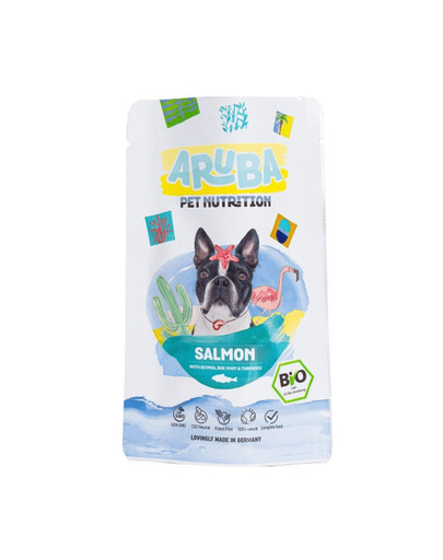 ARUBA Dog Organic Losos s quinoou, bok choy a kurkumou 100 g