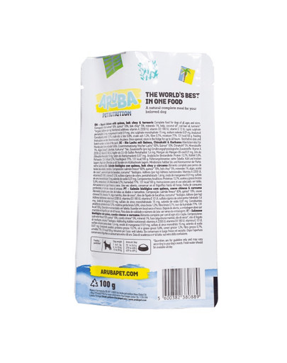 ARUBA Dog Organic Losos s quinoou, bok choy a kurkumou 100 g