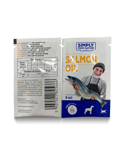 SIMPLY FROM NATURE Lososový olej 8 ml