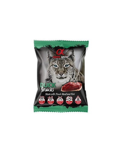 ALPHA SPIRIT Cat Duck Snacks 50g