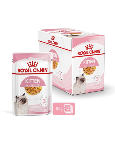 ROYAL CANIN Kitten Instinctive Jelly 12 x 85g kapsička pre mačiatka v želé