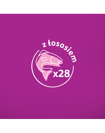 WHISKAS Adult 85g vrecúško krmiva pre dospelé mačky v omáčke s lososom