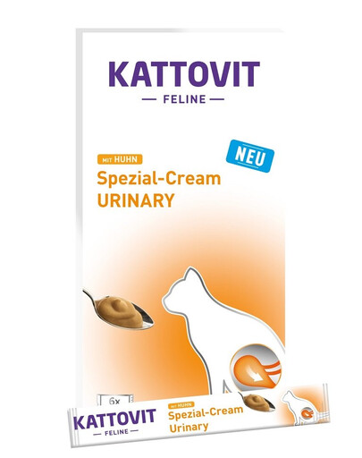 KATTOVIT Urinary Cream 6x15g Kurací krém pre mačky