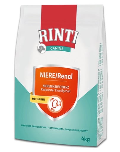 RINTI Canine Kidney/Renal Chicken s kuracím mäsom 4kg