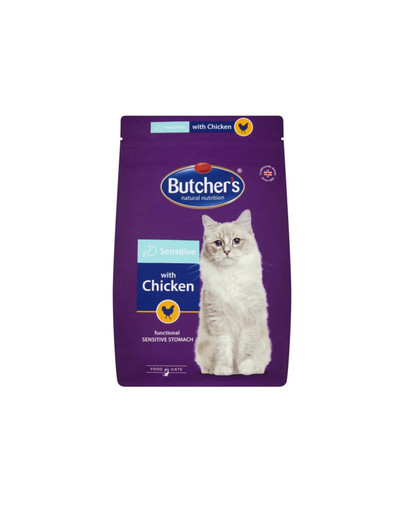 BUTCHER'S Cat Pro Series Sensitive s kuracím 800 g
