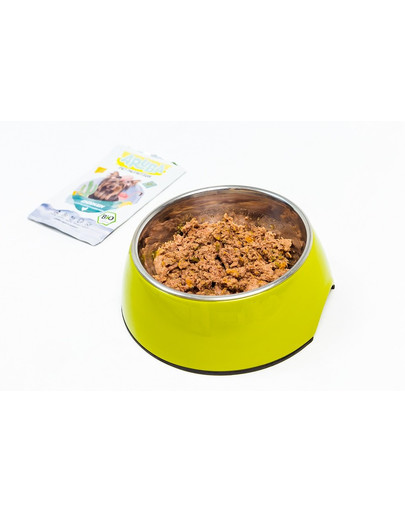 ARUBA Dog Organic Kuracie mäso s tekvicou, cuketou a pestrecom mariánskym 100 g