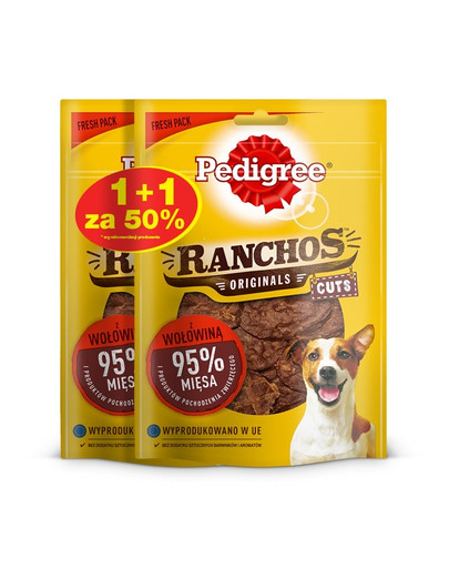 PEDIGREE Ranchos Originals Cuts 65g x 3