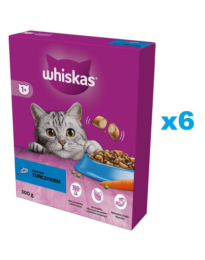 WHISKAS Adult Tuniak 6x300g