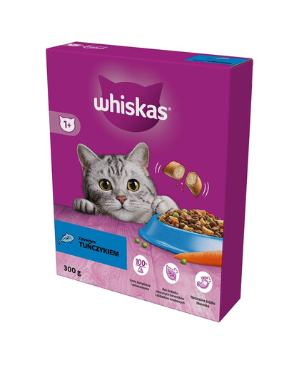 WHISKAS Adult 300g krmivo pre dospelé mačky s lahodným tuniakom