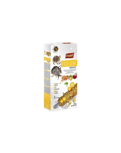 VITAPOL Smakers Excellent pre potkany a myši 2 ks 110 g