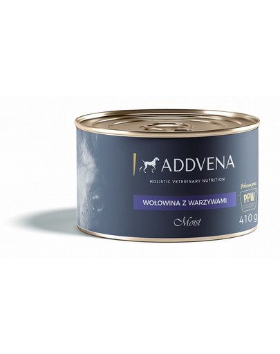 ADDVENA Mokré krmivo s hovädzím mäsom a zeleninou 410 g