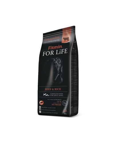 FITMIN Dog For Life Beef & Rice 2,5kg