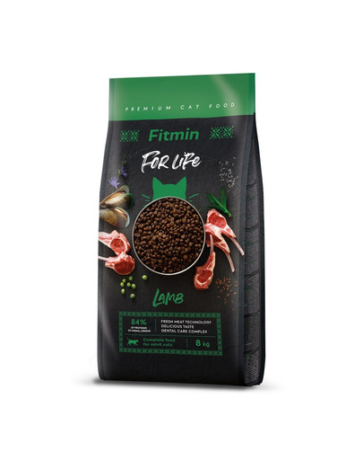FITMIN Cat For Life Adult Lamb 8 kg