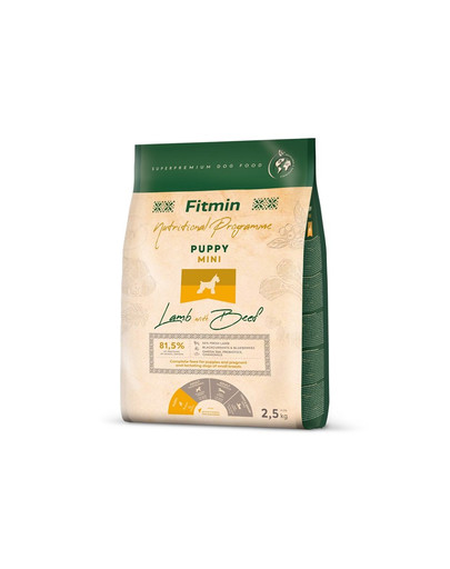 FITMIN Dog Mini Puppy Lamb&Beef 2,5 kg