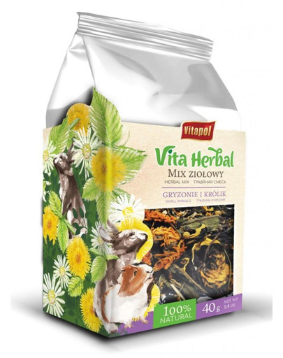 VITAPOL Vitaherbal mix bylinné hlodavce a králiky 40 g